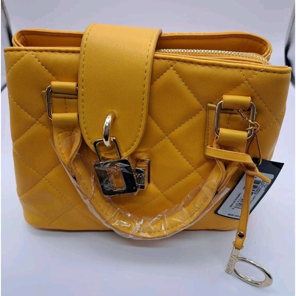 Bebe Women's Kellen Satchel Bag Sunflower‎ Small - Picture 5 of 12